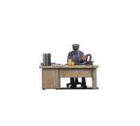 Noch 10220 HO/OO Gauge Railway Official at his Desk 3D Master Figure