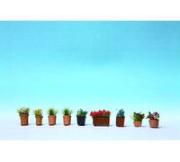 Noch 14031 Ornamental Flowers in Pots (9)