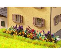 NOCH 14050 HO Scale Assorted Plants And Flowers For Garden 17 Pieces