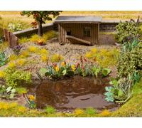 NOCH 14052 HO Scale Bushes And Flower Plants For Pond 17 Pieces