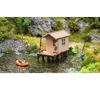 14262 Noch HO Wooden Fishing Station Kit Laser Cut
