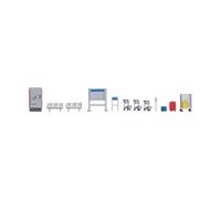 NOCH Platform accessories for model railway gauge H0, ideal for dioramas and model making