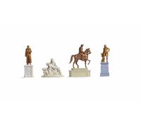 Noch H0 Figures Monuments With Famous Personalities, H0 Scale 1:87 Ideal