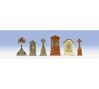 Noch 14871 HO/OO Gauge Gravestones Figure Set