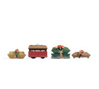 NOCH 14874 HO Scale Four Different Cars (Already Built)