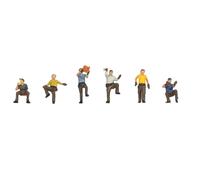 NOCH 15049 HO Scale Workers In Various Positions (Pieces 6)