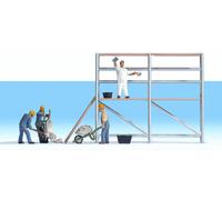 Noch 15054 Bricklayers (4) Scaffold and Accessories Figure Set