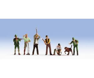 Noch 15060 HO/OO Gauge Hunters & Lumberjacks Figure Set