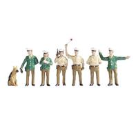 Noch 15090 German Police Officers Landscape Modelling