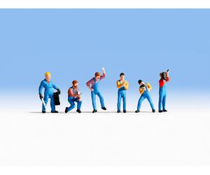 NOCH 15108 HO Scale Mechanical Figures In Various Positions Pz. 6
