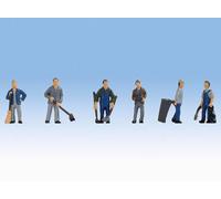 Noch 15116 Characters - Gardeners at Work with Tools - 1:87 H0