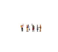 Noch 15216 Characters: People Departing With Suitcases And People Saying Goodbye