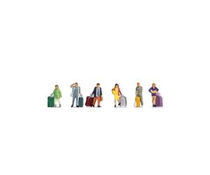 Noch 15223 HO/OO Gauge Passengers with Modern Luggage (6) Figure Set