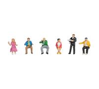 NOCH 15239 Scale Ho Sitting People (No Benches) - Fit for Coaches