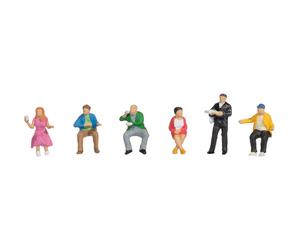 NOCH 15239 Scale Ho Sitting People (No Benches) - Fit for Coaches