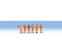 NOCH 15275 Railway Shunters Figures (6 pcs) OO Gauge