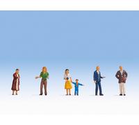 15481 Noch HO Passing Figures Various 6 Pieces Scale 1:87