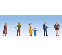 15481 Noch HO Passing Figures Various 6 Pieces Scale 1:87
