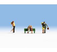 Noch 15510 Courting Couples (3 Couples & Bench) HO Gauge Figures Set