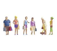 Noch 15518 - Shoppers (6) And Dog Figure Set HO Gauge Scenics - 2nd Class Post