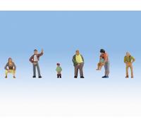 NOCH 15561 HO Scale People Waiting To Use The Bathroom