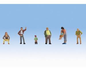 Noch 15561 Toliet Break (Pk6) Figure Set HO / OO Gauge