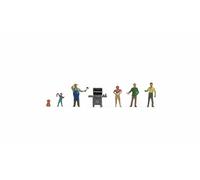 15593 Noch Ho Characters BBQ Party with Accessories See Photo Scale 1:87