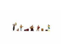 NOCH 15597 HO Scale Street Musicians With Accessories