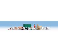Noch 15710 HO/OO Gauge Farm Figures and Accessories Figure Set