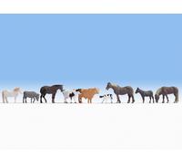 NOCH 15713 HO Scale Farm Animals Pcs. 9