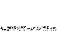 Noch 15721 HO/OO Gauge Black and White Cows (7) Figure Set