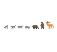 NOCH 15746 HO Scale Bears, Wolves And A Moose