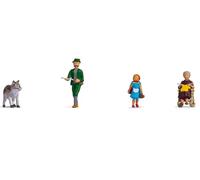 NOCH 15805 Little Red Riding Hood Fairytale Figure Set