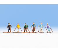 NOCH 15828 HO Scale Skiers Pcs. 6