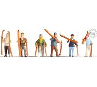 Skier Figures Model Railway