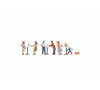 Noch 15833 Coffee Drinkers (7) and Accessories Figure Set