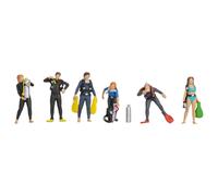 Noch H0 Figure Set 15848 – Divers – 1:87 Detailed Underwater Figures (6)