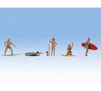 NOCH 15853 HO Scale Surfers (With Surfboard)