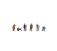 Noch Figure Set 15868 – Walkers (Pilgrim) – 6 pcs HO (1:87) Hand-Colored