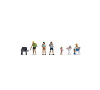 Noch 15881 HO/OO Gauge Campers (5) and Accessories Figure Set