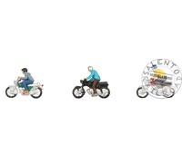 Noch 15907 Moped Riders (3) Figure Set
