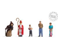 Noch 15923 Characters: Santa Claus With Characters In Scale 1:87 H0
