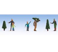 NOCH 15927 1/87 H0 Characters Figurines Sale Christmas Tree HO