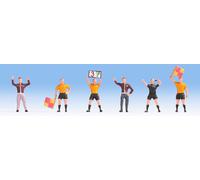 Noch 15989 Football Match Officials (X4) & Coaches (X2) Figure Set HO Gauge