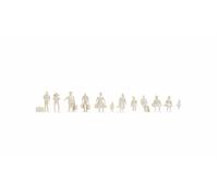 Noch 16001 Unpainted Pedestrians Archirecture Line Figure Set 1:100