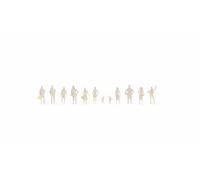 NOCH 16002 Unpainted Standing People Architecture Line Figure Set
