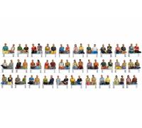 Noch 16072 Mega Economy Set "Seated Passengers" H0 NEW in Original Packaging
