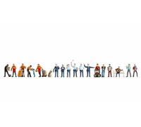 NOCH® XL Set 'In The City', Hand-Painted Figures, 19-Piece For The Gauge
