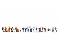 NOCH® XL Set 'In The City', Hand-Painted Figures, 19-Piece For The Gauge