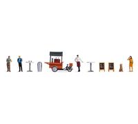Noch 16230 HO/OO Gauge At the Coffee Stall Themed Figure Set